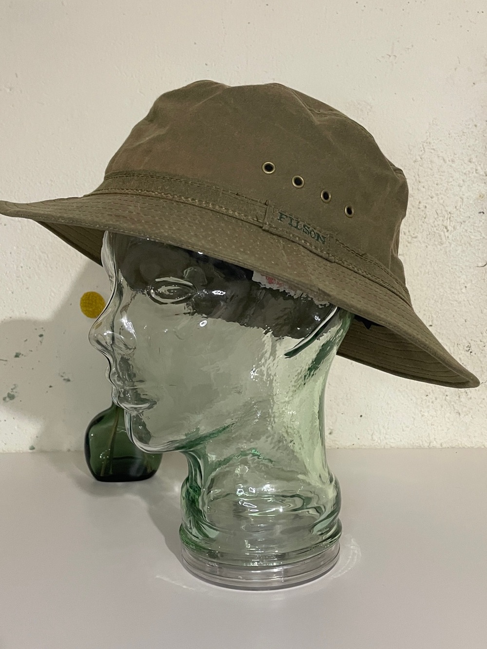Filson waxed canvas otter green bucket hat - Summer Packer Hat